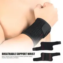 Поддержка запястья Brace дышащий браслет защита запястья защита для тенниса волейбола тяжелая атлетика, Спорт Фитнес Горячая Распродажа