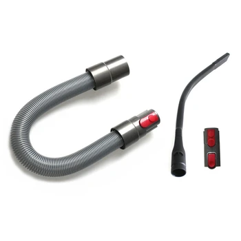 

1Pcs Soft Flat Suction Conversion Head Kit Vacuum Cleaner Set & 1Pcs Replacement Vacuum Cleaner Pu Telescopic Flexible Hose for
