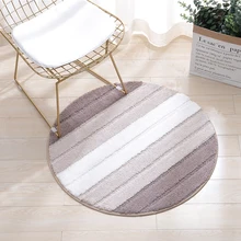 Soft Microfiber Rug Kitchen Carpet Floor Mat Round Carpet Anti-slip Bath Mat Livingroom Home Bedroom Machine Washable Carpet