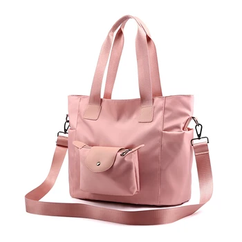 

sac femme 2020 female messenger bags womens handbag large tote women bag waterproof nylon bolsa pink crossbody girl shoulder bag