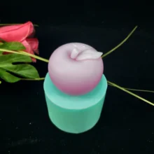 SG0012 PRZY 3D Яблоко Фрукты Силиконовые формы помадка торт форма для мыла свеч Аромат камень формы смолы глины формы