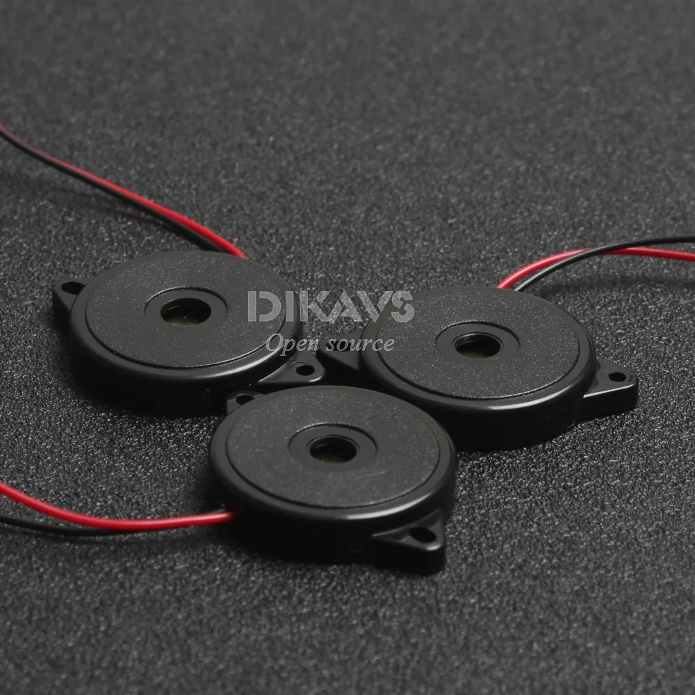 5 Шт Закрытый Пьезозуммер с проводами сирены 30x5 мм|piezo buzzer element|piezo buzzerpiezo element |