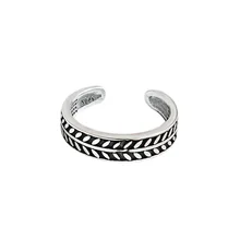 Plata de Ley 925 Simple moda aceituna hoja anillo de apertura joyería fina para mujeres fiesta accesorios de personalidad(China)