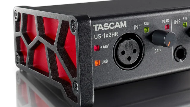 Tascam us-1x2HR多用途オーディオインターフェース、2入力 (1