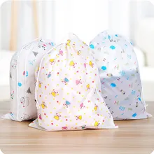 Женские сумки на шнурке для хранения, карманные водонепроницаемые сумки, Мультяшные дорожные сумки, маленькая модная домашняя сумка-Органайзер для хранения