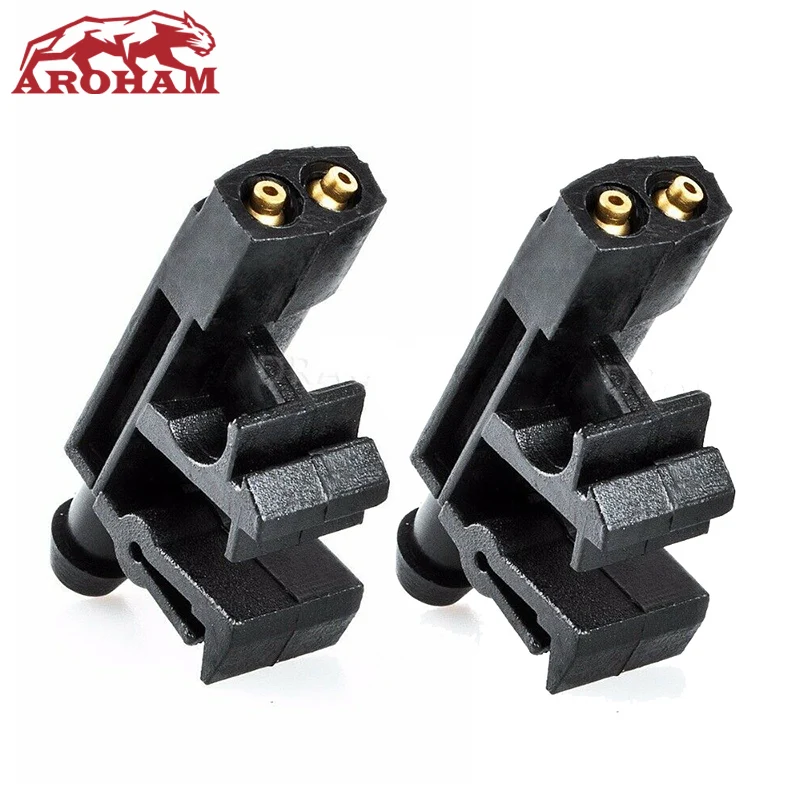 6438A0 643889 2 шт Передняя омывателя ветрового стекла Форсунка подходит для peugeot 406 605 OE#6438,89 6438. A0