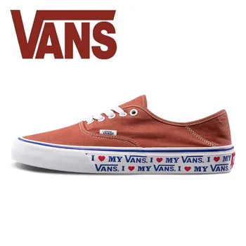 

Authentic VANS Skateboarding Shoes Sneakers Hot Sales VANS Off The Wall Men's/Women's Sports Shoes DF20 red Size Eur36-44