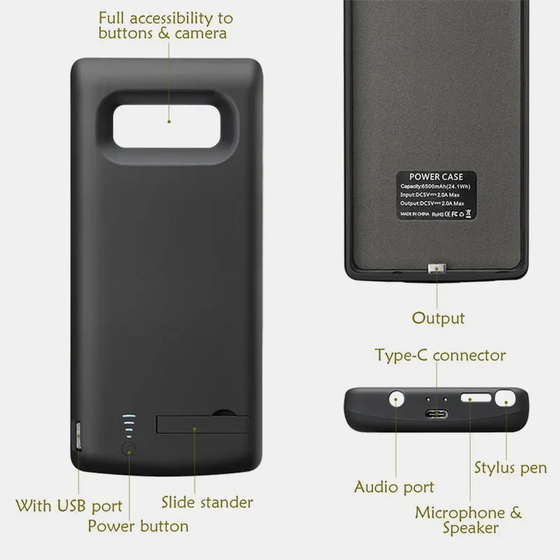Battery-Charger-Case-Charging-Power-Case-Battery-Case-5000-6500mAh-For-Samsung-Galaxy-Note-8-Note (2)