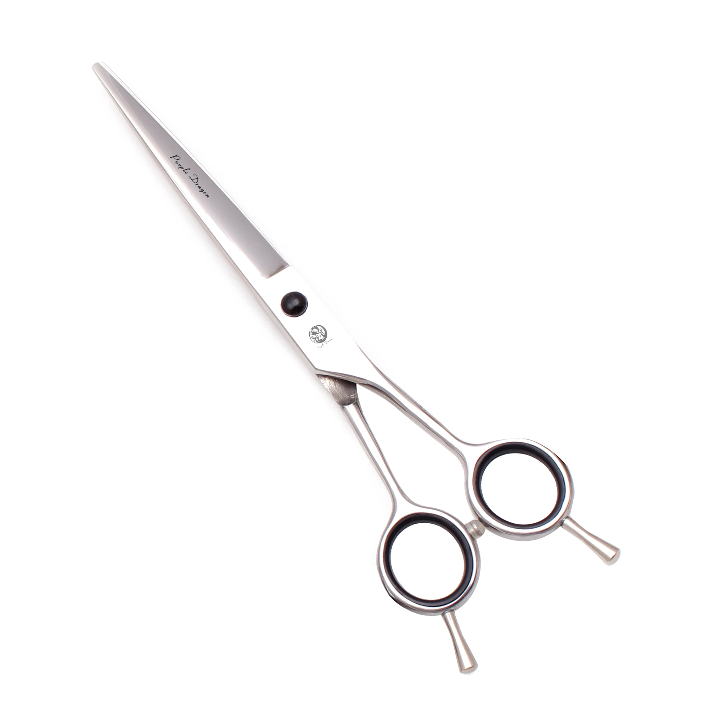 Dog Grooming Scissors Dog Grooming Scissors 5.5" 6" 7" 8" Purple Dragon Stainless Cat Straight Scissors Professional Pet Animal Shears Z1027