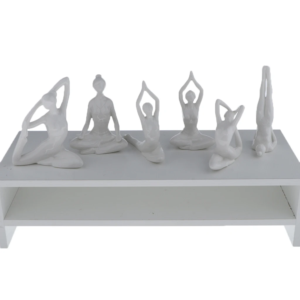 Yoga girl's little ornament birthday gift desktop decoration