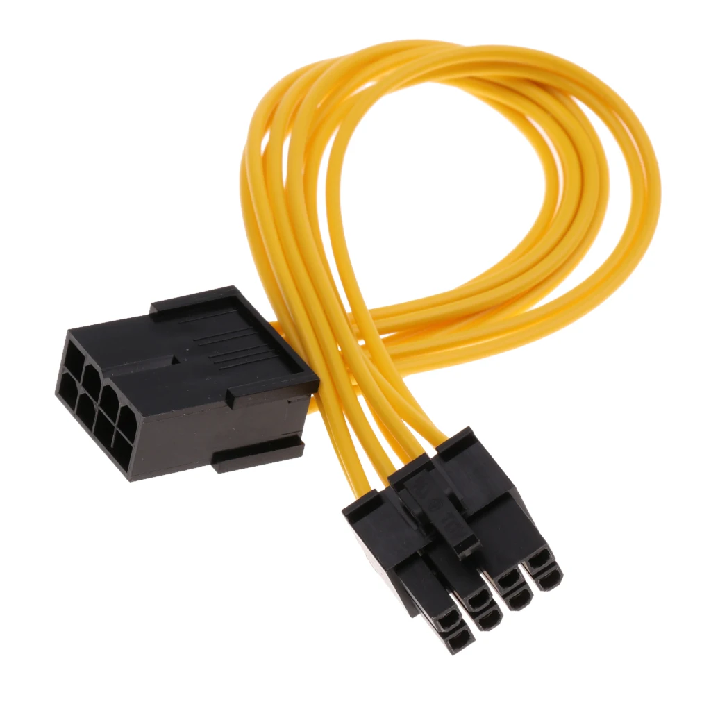 Сплиттер PCI E с 8 контактами на 6 + 2 контактных (6 контактный/8 контактный) кабелей