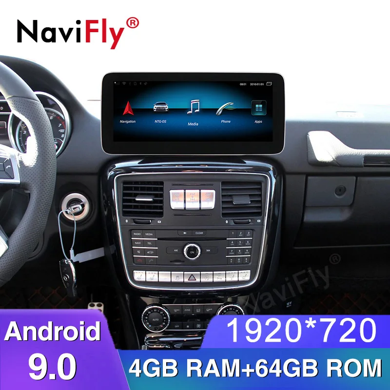 Авто gps! Android 9 автомобильный dvd навигатор для Mercedes-Benz G class G63 G65 G500 12-17 HD1920* 720 ips экран мультимедийный дисплей