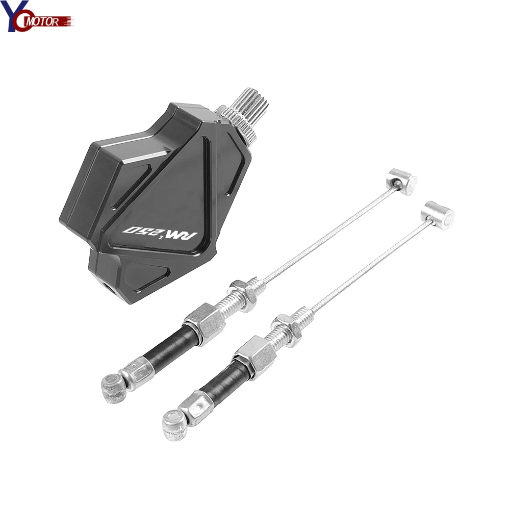 Для SUZUKI RMZ250 RMZ 250 RMZ-250 2004 2005 2006- Мотоцикл с ЧПУ Алюминиевый трюк рычаг сцепления простая кабельная система - Цвет: Серый