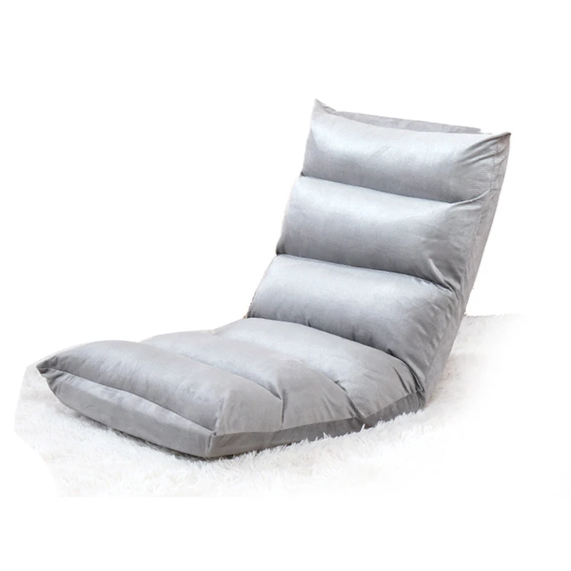 Folding Lazy Lounger Sofa Tatami Adjustable Lounge Chair Floor Balcony Bay Window Leisure Legless Small Bed Back | Мебель