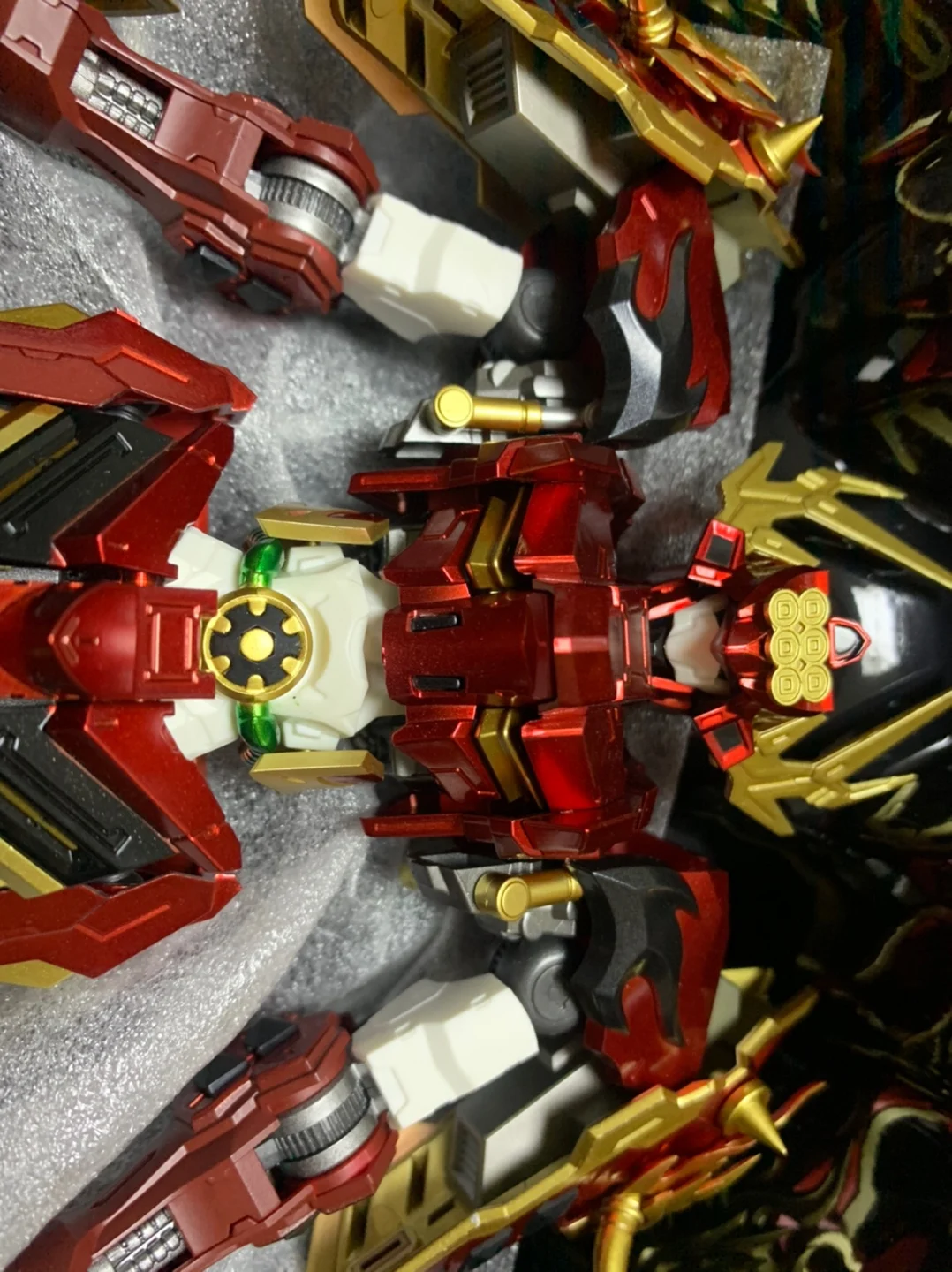 Фигурка Devil Hunter DH DH-02 DH02/DH-01 1/100 красный муша Санада Yukimura Gundamer металлическая сборка полная модель