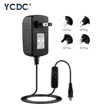 

5V 3A On/Off Switch Adapter Power Supply Charger US/EU/UK/AU For Bose SoundLink Mini II 725192-1110 Raspberry Pi 3 Model B B+