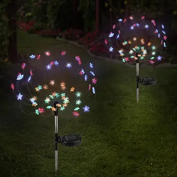 

Creative Solar Energy Star Fairy Bouquet Dandelion Lights Star Solar Fairy Light Outdoor Decoration Landscape Lamp New Year