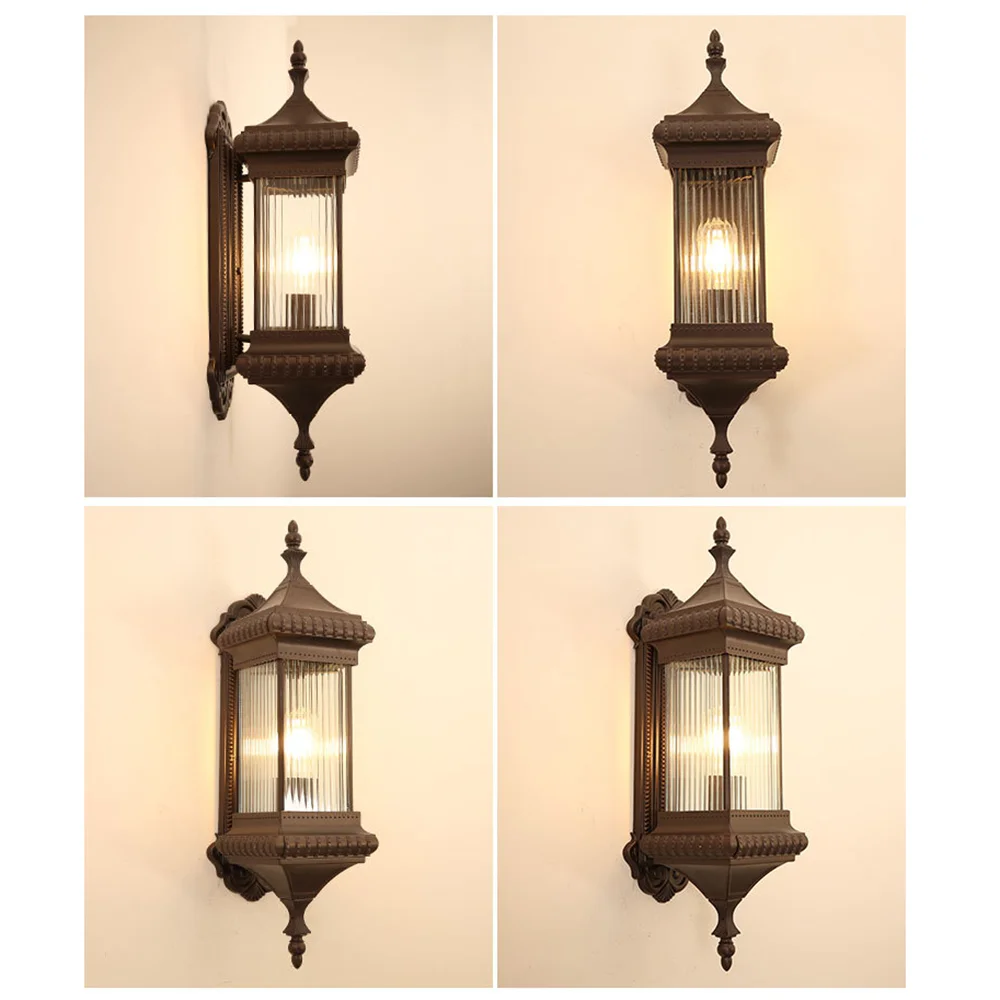 Vintage European Waterproof Outdoor Sconce 5