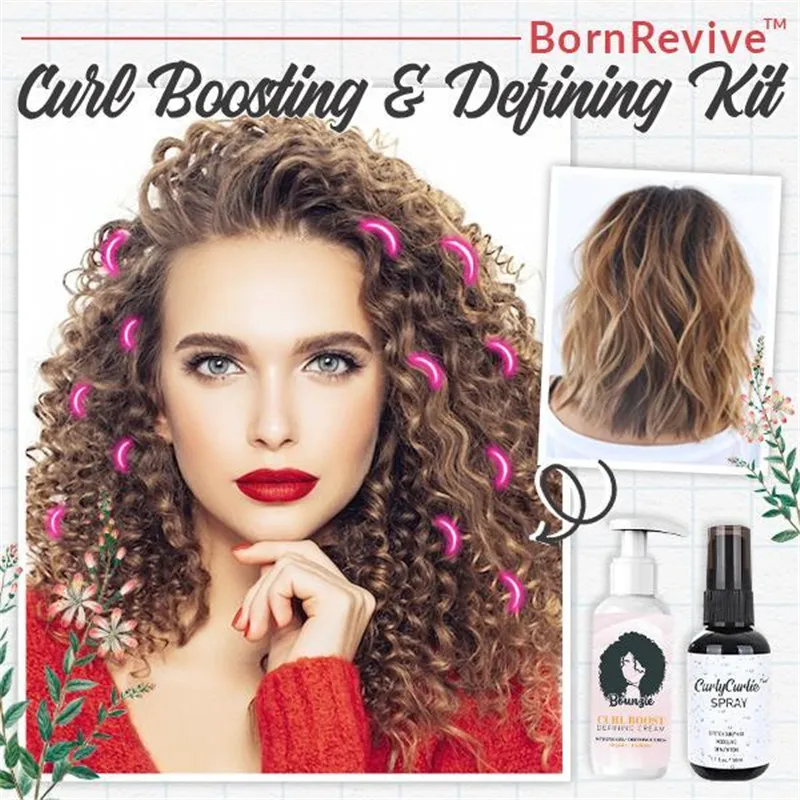 Набор для наращивания и определения кудрявых волос Bounzie Curl Boost - Цена: 145,27 - 275,77 руб.