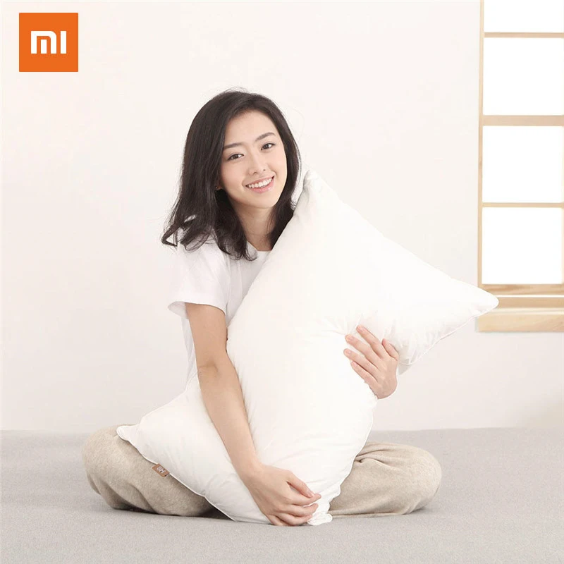 

XIAOMI 8H 3D breathable elastic pillow breathable comfortable elastic pillow super soft cotton antibacterial neck pillowd