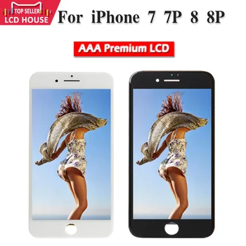 

AAA+++ A1864 A1897 LCD For iPhone 7 7P 8 8P LCD Screen Touch Digitizer Replacement Pantalla LCD Screen Assembly Touch Screen