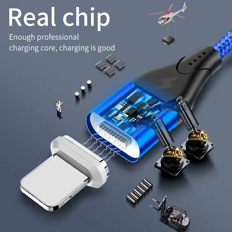 NOHON Магнитный кабель Micro usb type C Магнитный USB кабель передачи данных для быстрой зарядки для iPhone XS MAS X XR 8 7 6 6S магнит зарядное устройство для телефона