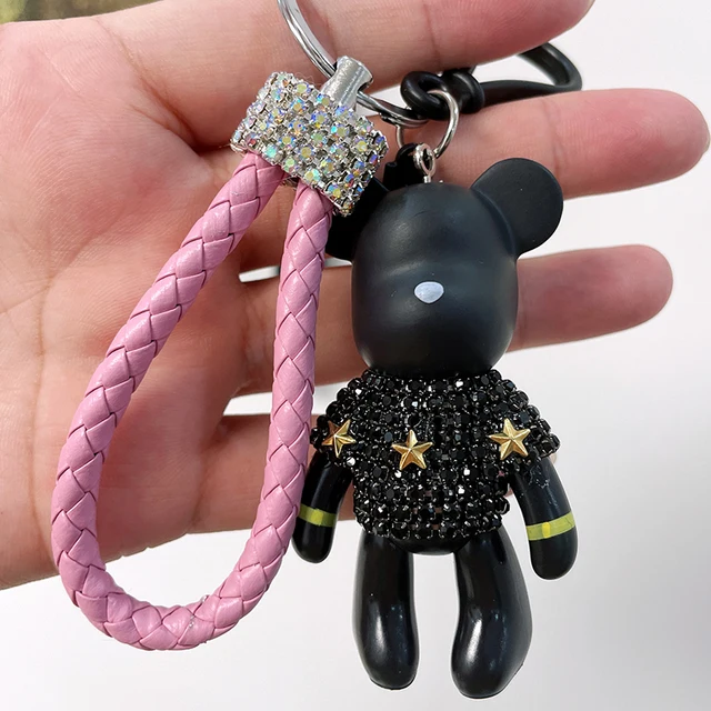 Luxury Rhinestone Purse Keychain Small 