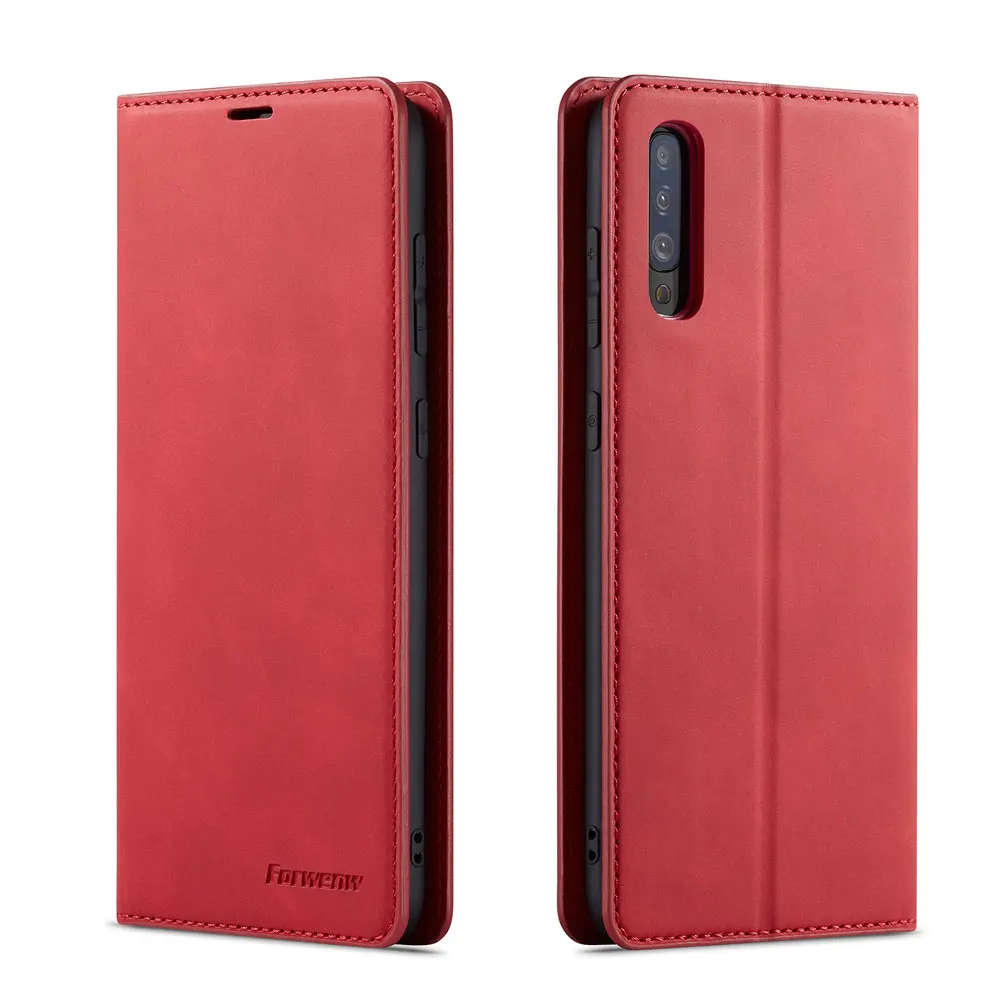Роскошный, с магнитной застежкой кожаный чехол для телефона для samsung Galaxy A50 Чехол-бумажник с отделением для карт GalaxyA50 50 см A505 A505F A505F-DS DS