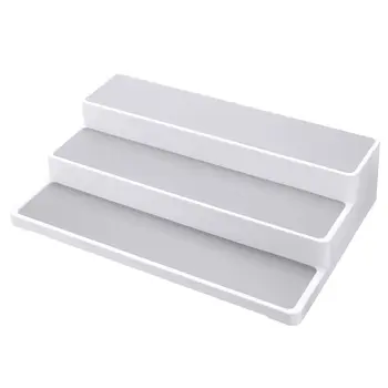 

3 Layers Kitchen Spice Rack Jar Storage Step Cabinet Organizer Shelf Kitchen Tool Seasoning Bottle Rack 37.2x24.2x8.5cm