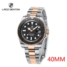 

2020 New Top Brand Lacz Denton Mens Mechanical Watches Sports Men Diving Watches Sapphire Glass Stainless Steel Waterproof Watch