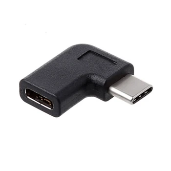 

Type C Male to Female Adapter Right & Left Angled USB-C USB 3.1 Type-C Male to Female Extension Adapter