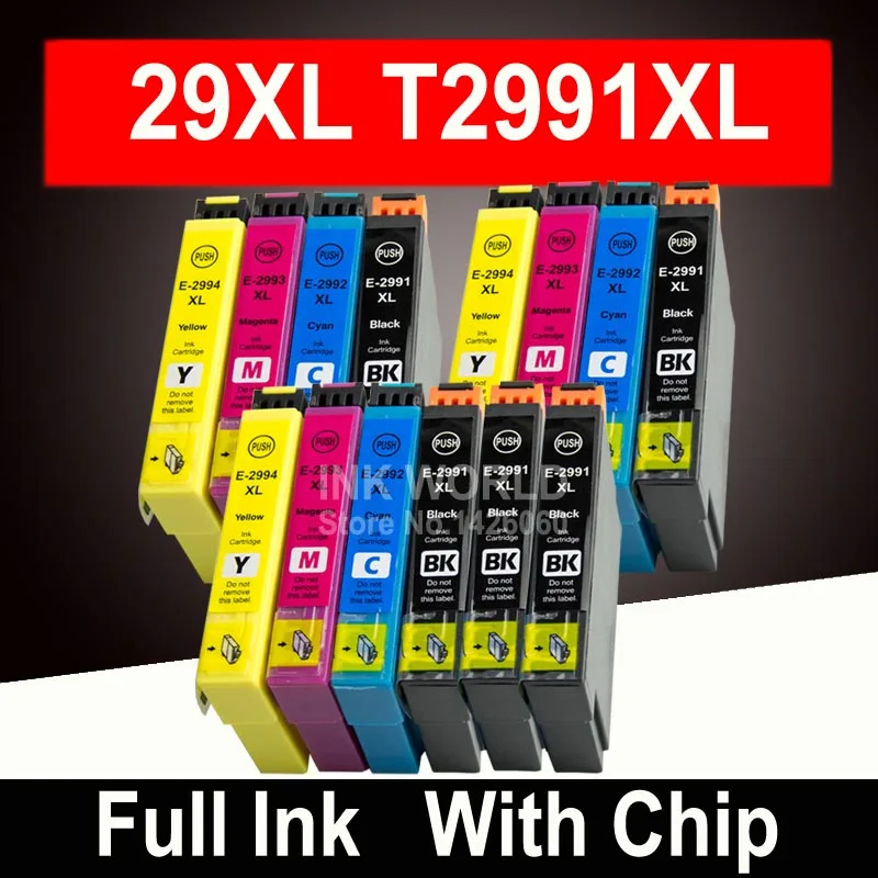 Чернильные картриджи 29XL T2991 T2991XL T29XL для Epson XP235 XP247 XP245 XP332 XP335 XP342 XP345 XP435 XP432 XP445 |