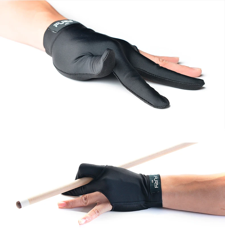 Fury Бильярдные аксессуары бильярдные перчатки для снукера с качественным эластичным хлопковым материалом левая рука одежда для мужчин и женщин общие