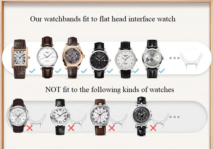Snake Skin Watch Band Durable Leather Watch Strap Men's Universal Waterproof Watchband 20mm 22mm 24mm Watch Accessories With Box (16)
