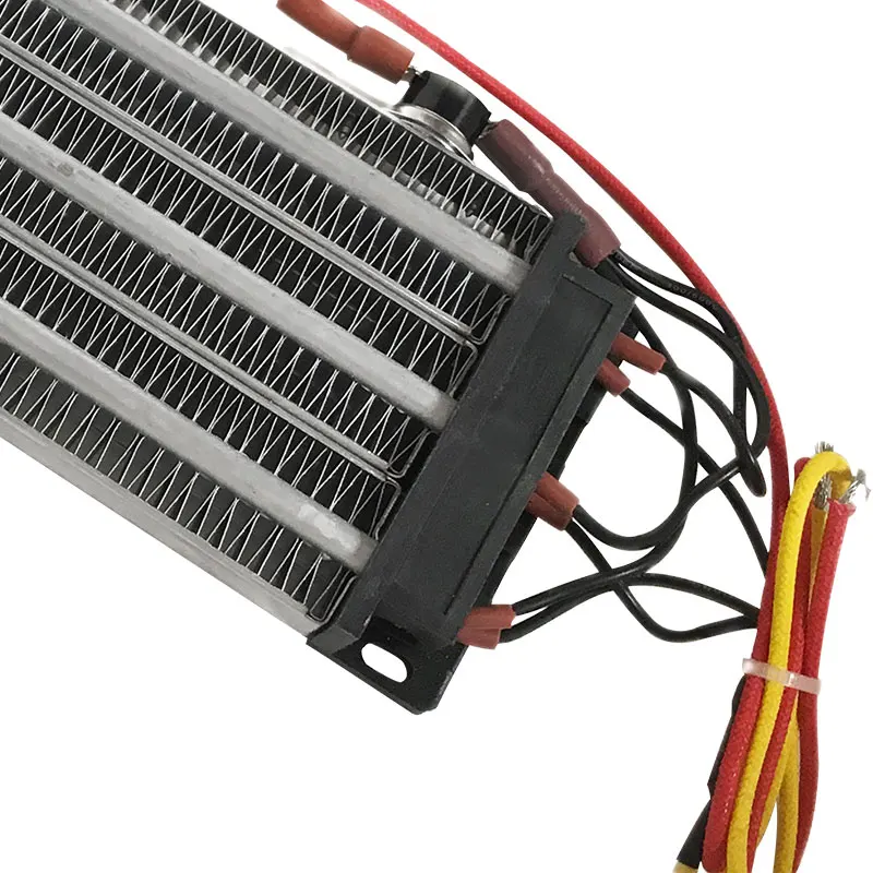 2500 Вт 220 В AC DC промышленный нагреватель PTC керамический воздушный Нагреватель Электрический нагреватель изолированный 330*76 мм с термостатом протектор