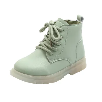 

2020 New Winter Snow Boots For Kids Short Boots Korean Style All-Match Children'S Short Boots British Style 6-12 Years