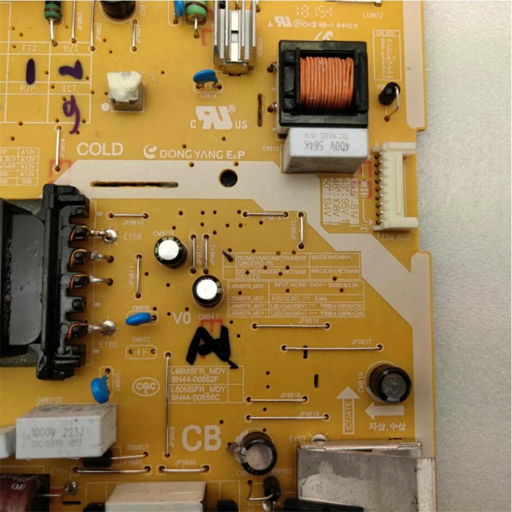 Плата питания карта питания L48MSFNR-MDY BN44-00852F для samsung UE40M5002AK UE49M5000 UE40M5000AK UE40M5000AK