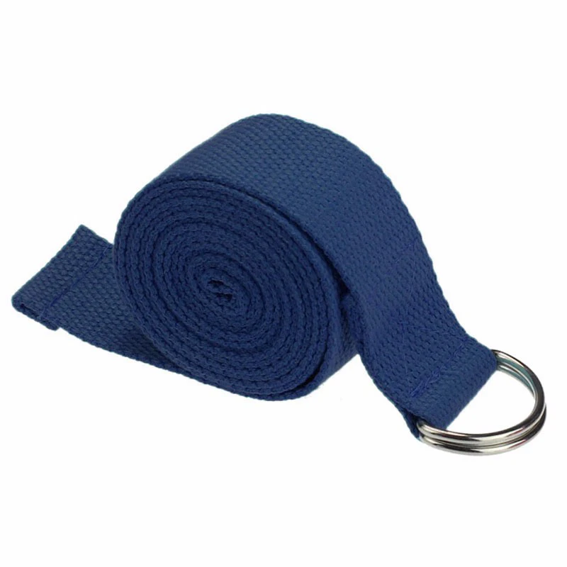 Yoga Stretch Strap D-Ring Buckle Belts Gym Fitness Equipment Women Shaped Weight Loss Tools Durable Cotton Exercise Belts Rope (13)