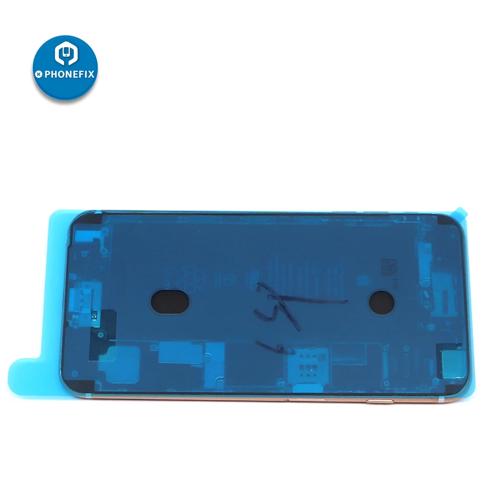 PHONEFIX 10 шт. предварительно вырезанная водонепроницаемая клейкая лента клей для iPhone 6S 7 8P X XS XR передний корпус ЖК-сенсорный экран рамка наклейка