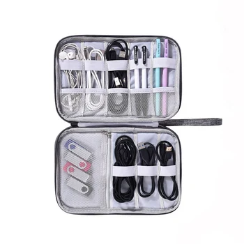 

JULY'S DOSAC Portable Digital Travel Bag Cation Phone Data Cable Charger Electronic Organizer Large Capacity Digital Device Bag