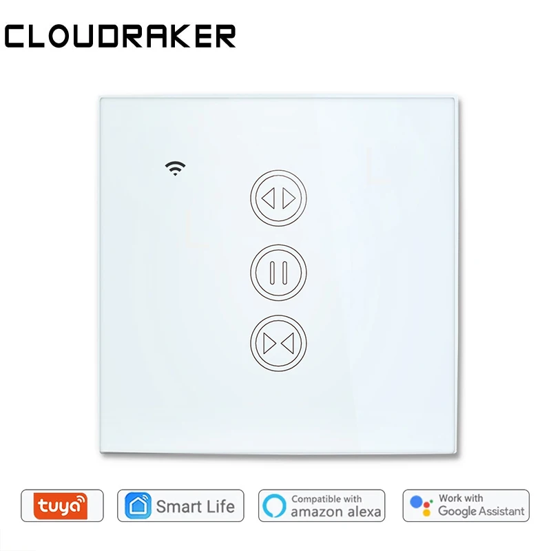 

Tuya EU WiFi Curtain Switch Smart Life for Electric motor Roller Shutter, Blinds Smart Home Automation Works Alexa,Google Home