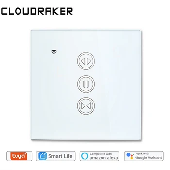 

Tuya EU WiFi Curtain Switch Smart Life for Electric motor Roller Shutter, Blinds Smart Home Automation Works Alexa,Google Home