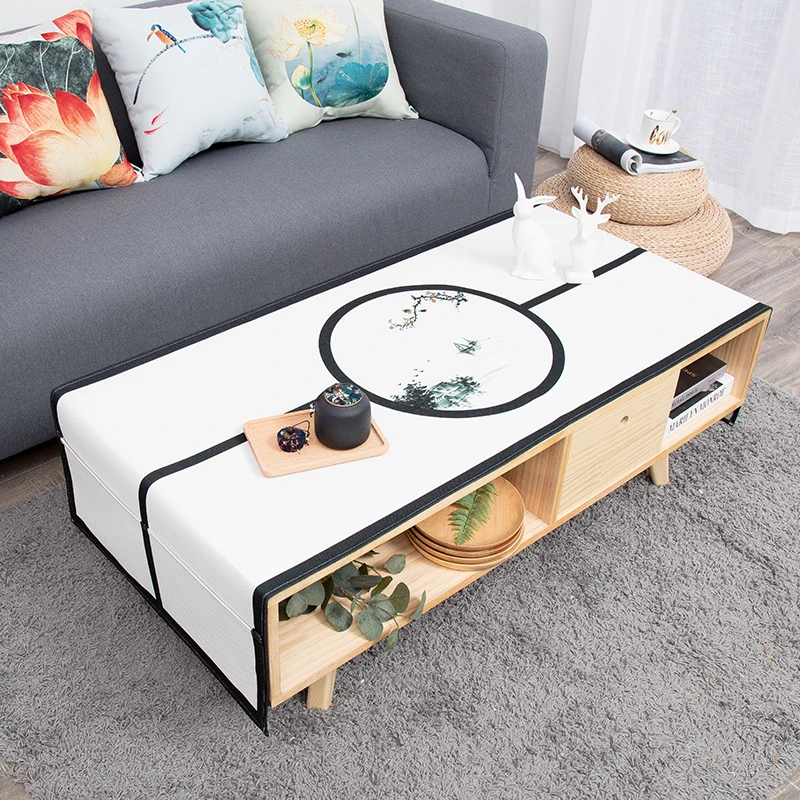 

Nordic style Geometric pattern tablecloth Cover cloth Cotton and hemp fabric art Tischtuch Nappe Mantel Toalha