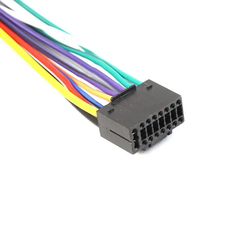 Горячая жгут проводов деликатный дизайн для KENWOOD 16 Pin ISO жгут проводов разъем адаптер автомобиля стерео провода ткацкий станок