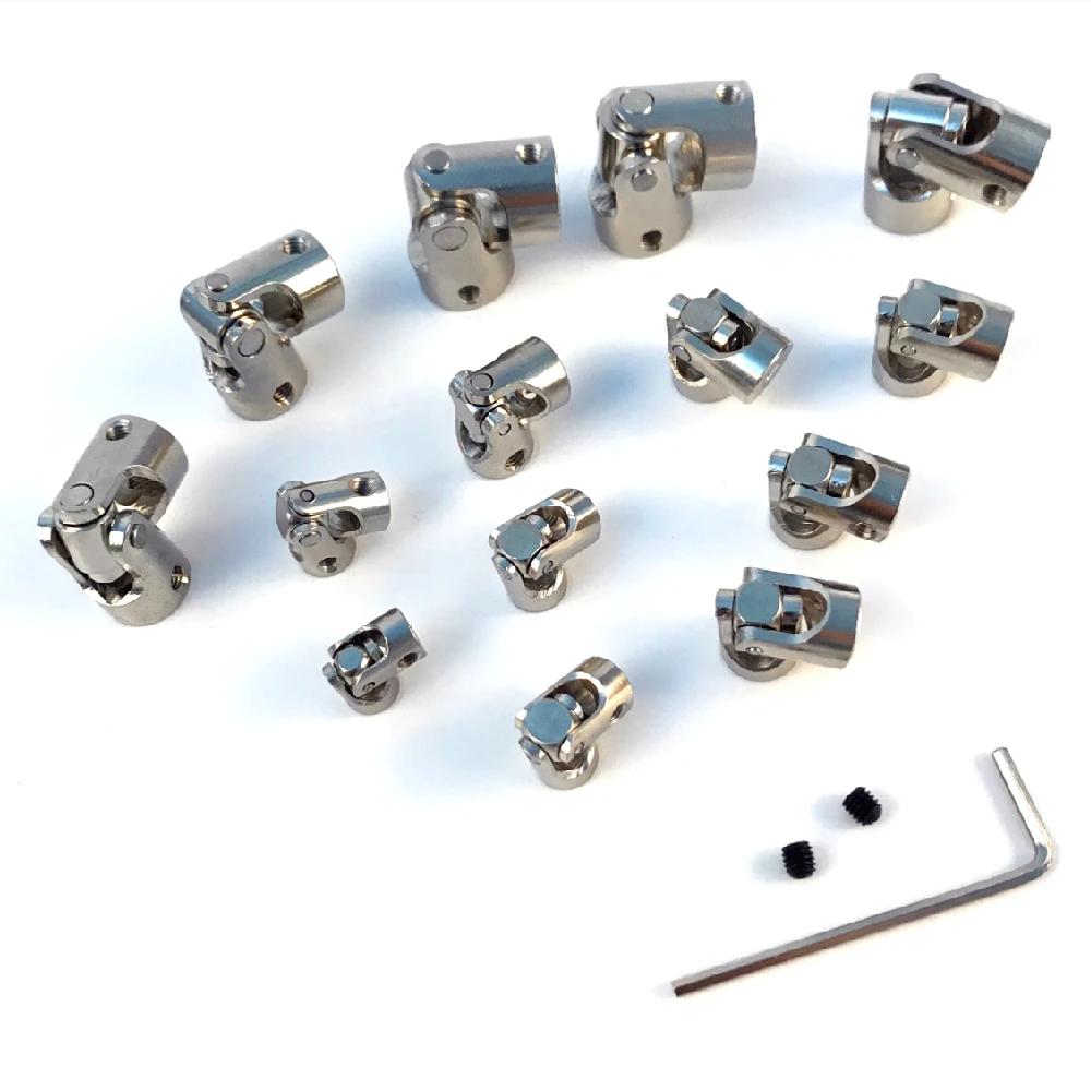 2 Pack 2-10mm Univesal Joint Shaft,C Dive Shaft Couple