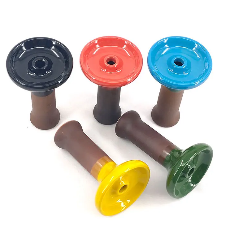 Hookah Bowl Shisha-Bowl-Head Clay Chicha Narghile Ceramic for DIY Mix-Color