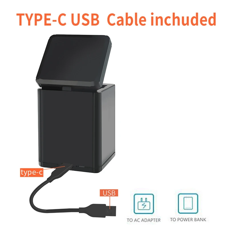 Зарядное устройство 3 в 1 с USB портом для зарядки аккумуляторов DJI Tello|Зарядные