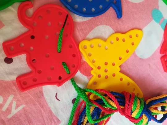 

Children'S Educational Toy Special Offer Teaching Aids Plastic Threading Board String Wire Board Wire-wrap Board Parent-Child Ea