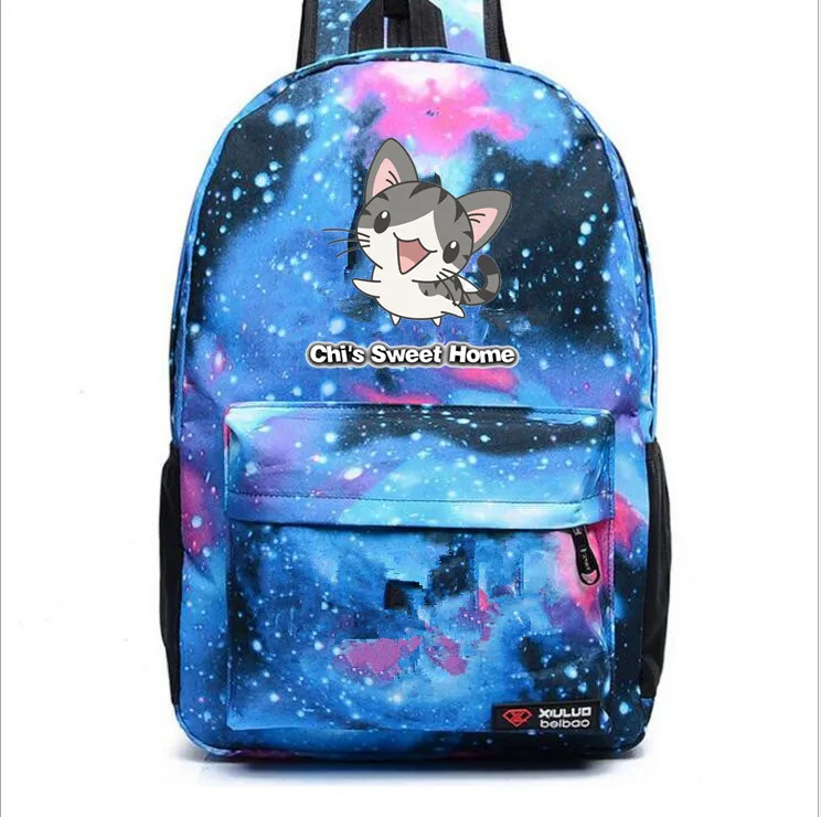 Чи сладкий дом Mochila студенческий рюкзак на плечо дорожная школьная сумка для подростков Повседневная Холщовая Сумка для ноутбука - Цвет: X