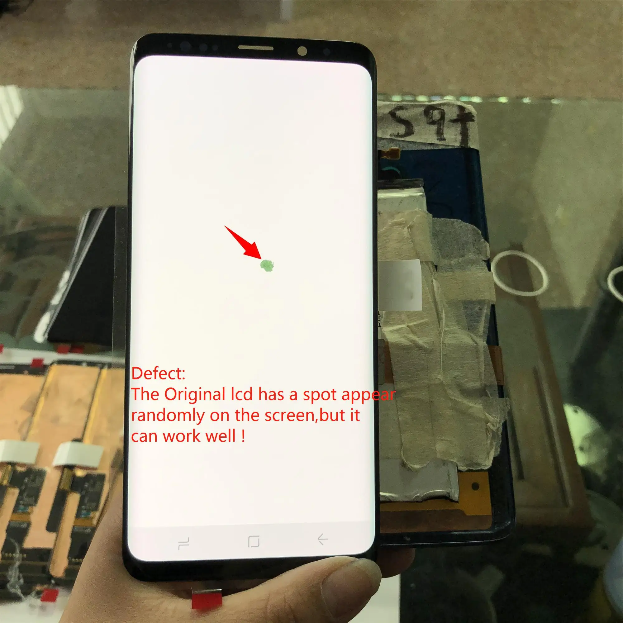 Оригинальный AMOLED дисплей S9 для Samsung Galaxy Plus ЖК с рамкой S9Plus G960F G965F экран дисплея